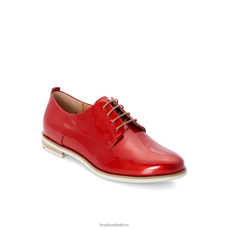 Shoes red LLOYD PATENT LACE UP HALF SHOES Women 86B4D1102