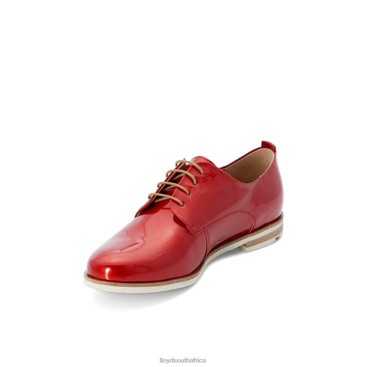 Shoes red LLOYD PATENT LACE UP HALF SHOES Women 86B4D1102