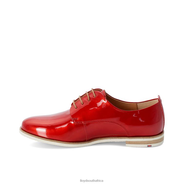 Shoes red LLOYD PATENT LACE UP HALF SHOES Women 86B4D1102
