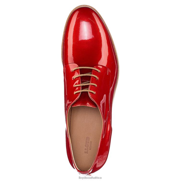 Shoes red LLOYD PATENT LACE UP HALF SHOES Women 86B4D1102