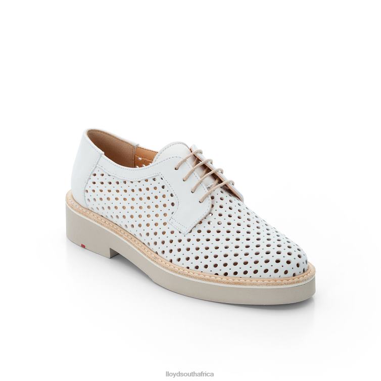 Shoes white LLOYD SMOOTH LEATHER LACE HALF SHOES Women 86B4D1184