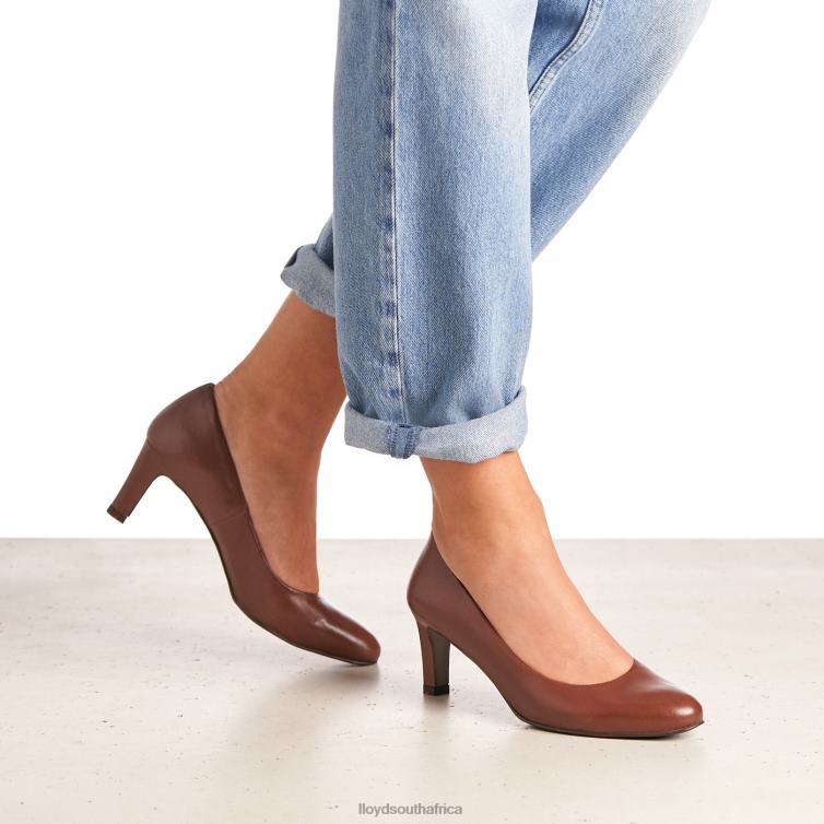 Shoes brown LLOYD SMOOTH LEATHER PUMPS Women 86B4D1050