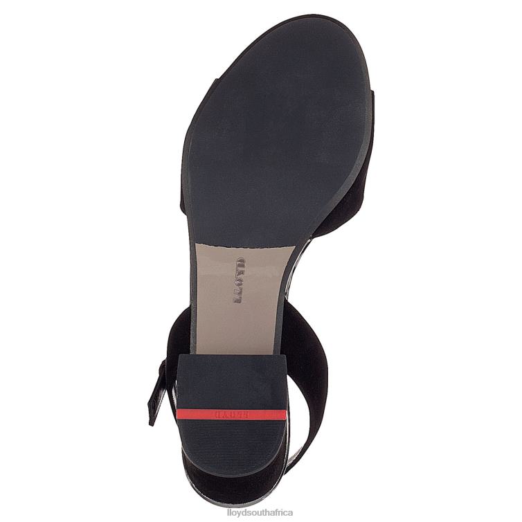 Shoes black LLOYD SUEDE SURFACE SANDALE Women 86B4D1173