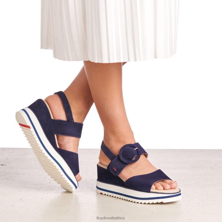 Shoes blue LLOYD SUEDE SANDALE Women 86B4D1215