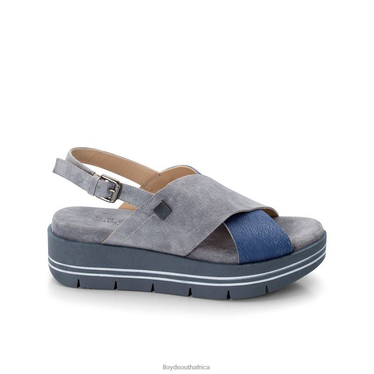 Shoes blue LLOYD SUEDE SANDALE Women 86B4D1251