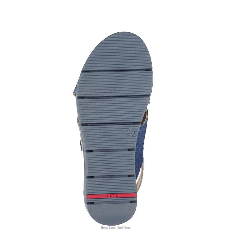 Shoes blue LLOYD SUEDE SANDALE Women 86B4D1251