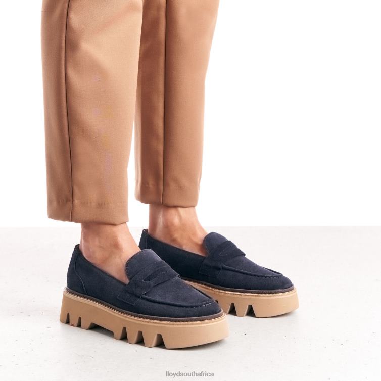 Shoes blue LLOYD LEATHER SLIP-ON SLIPPER Women 86B4D1074