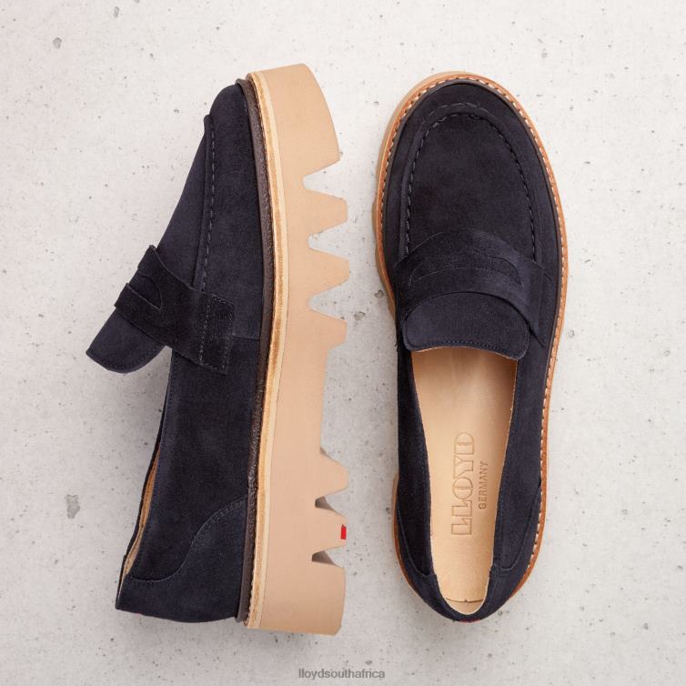 Shoes blue LLOYD LEATHER SLIP-ON SLIPPER Women 86B4D1074