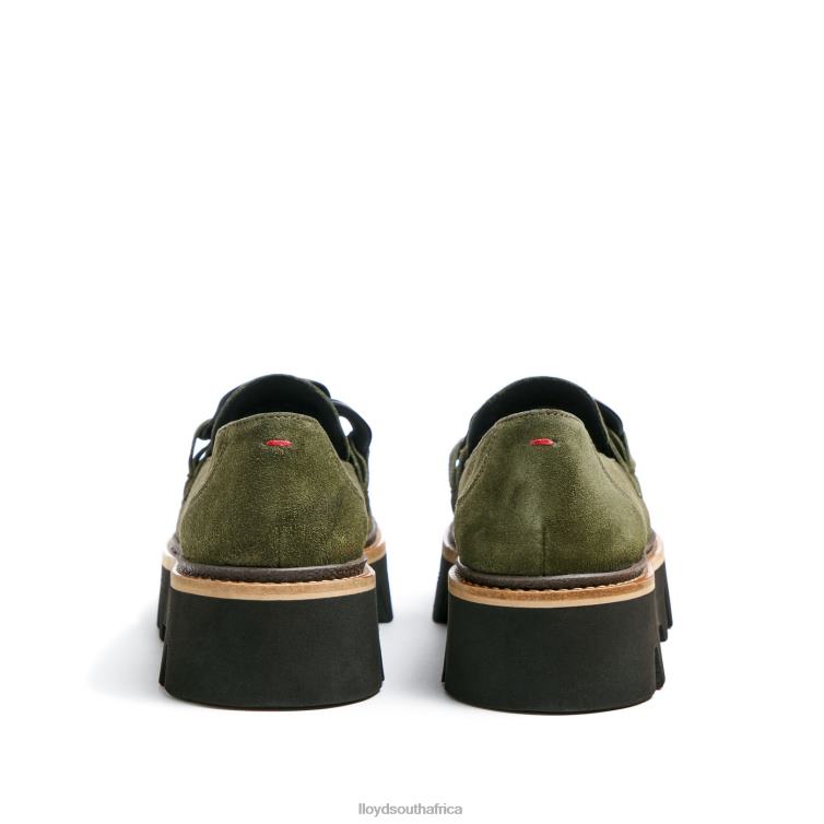 Shoes green LLOYD ROUGH LEATHER SLIP-ON SLIPPER Women 86B4D1019