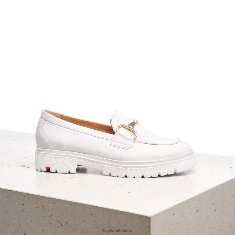 Shoes white LLOYD SMOOTH LEATHER SLIP-ON SLIPPER Women 86B4D1011