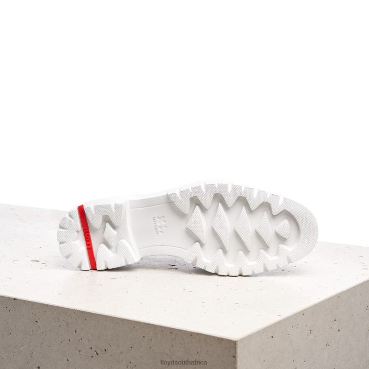 Shoes white LLOYD SMOOTH LEATHER SLIP-ON SLIPPER Women 86B4D1011