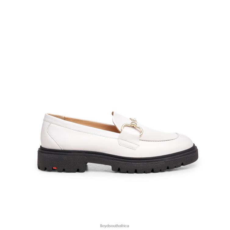 Shoes white LLOYD SMOOTH LEATHER SLIP-ON SLIPPER Women 86B4D1034