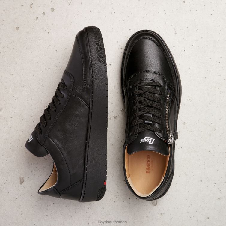 Shoes black LLOYD LOW TOP LEATHER SNEAKERS Women 86B4D823