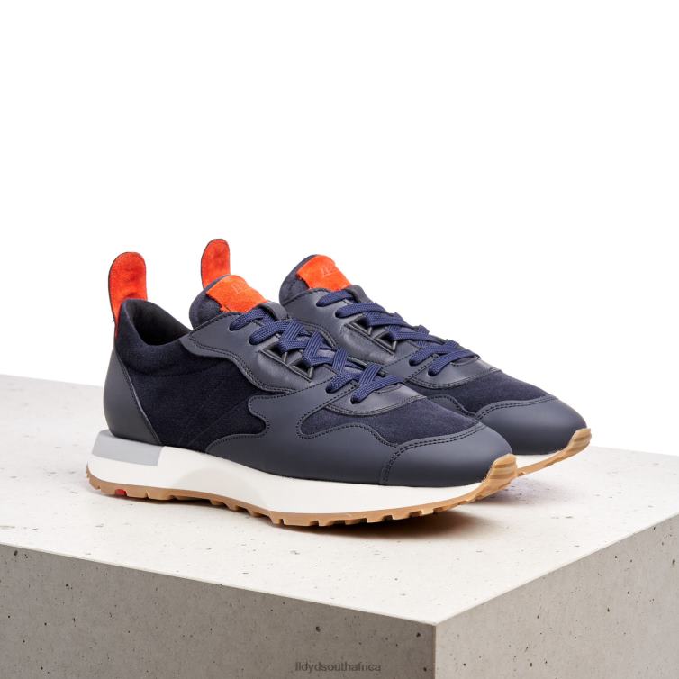 Shoes blue LLOYD SHEEP LEATHER SNEAKERS Women 86B4D791