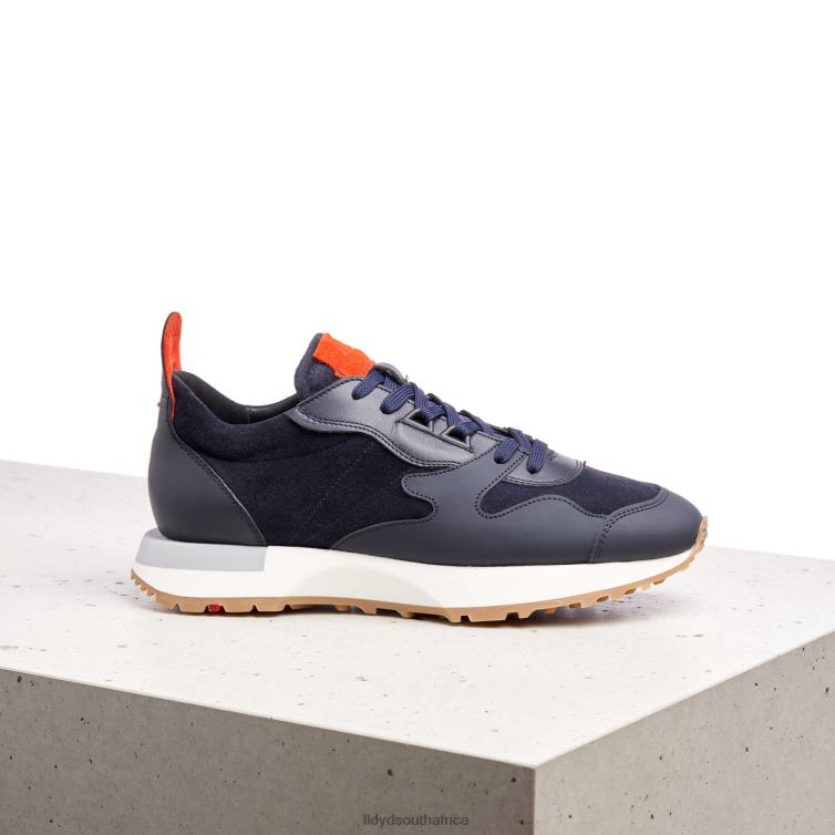 Shoes blue LLOYD SHEEP LEATHER SNEAKERS Women 86B4D791