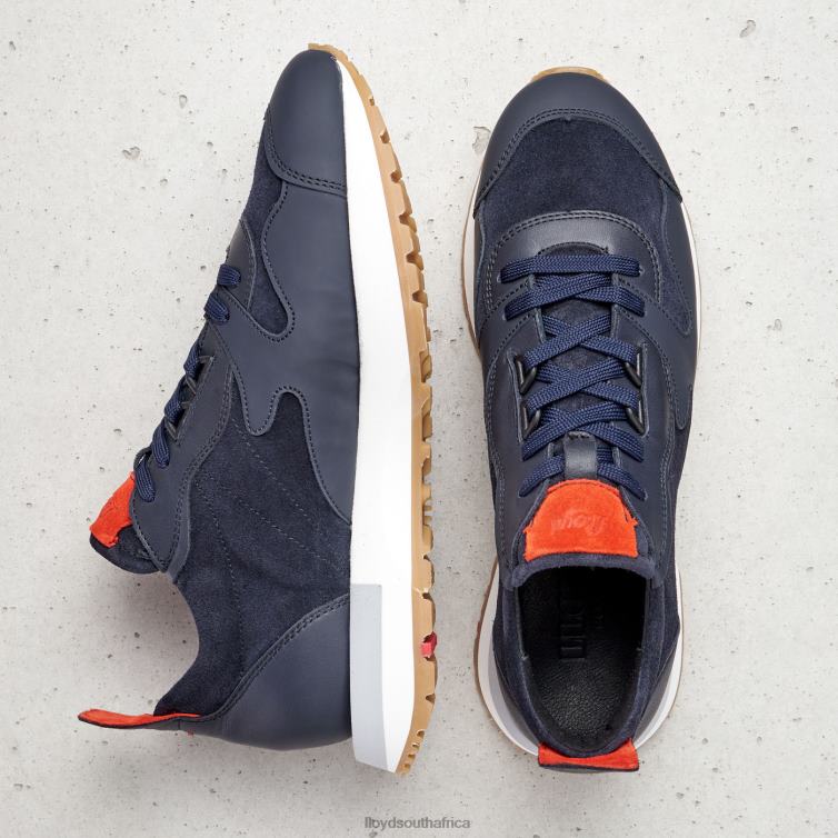 Shoes blue LLOYD SHEEP LEATHER SNEAKERS Women 86B4D791