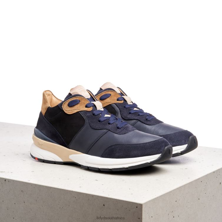 Shoes blue LLOYD SHEEP LEATHER SNEAKERS Women 86B4D814