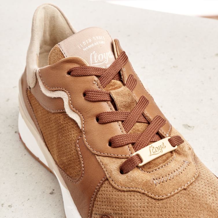 Shoes brown LLOYD SHEEP LEATHER SNEAKERS Women 86B4D804