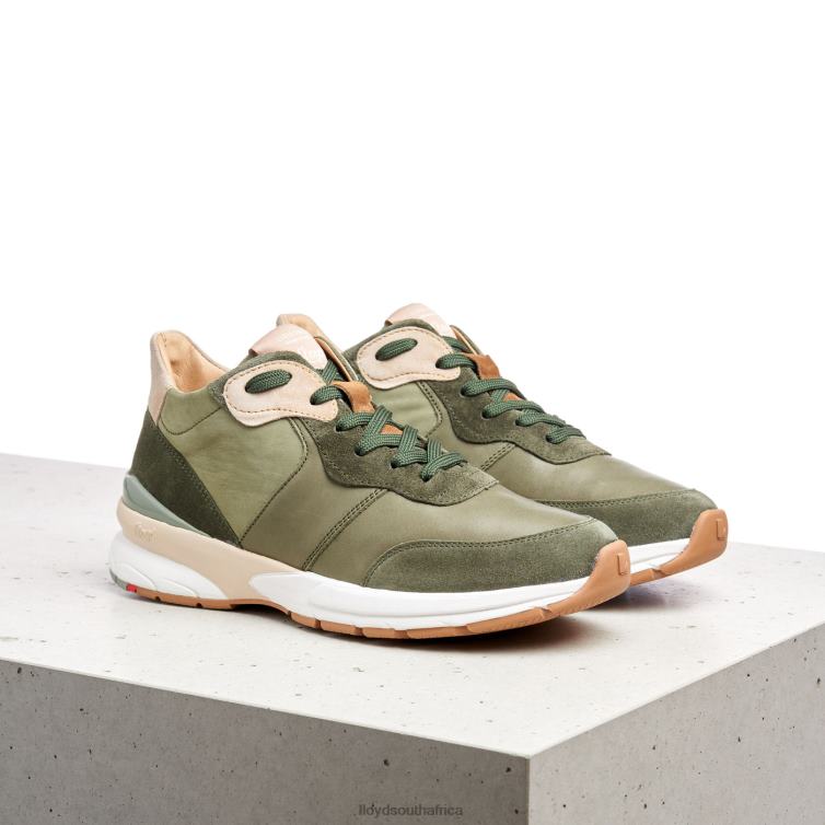 Shoes green LLOYD LEATHER LOW TOP SNEAKERS Women 86B4D767