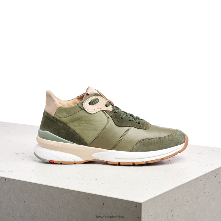 Shoes green LLOYD LEATHER LOW TOP SNEAKERS Women 86B4D767