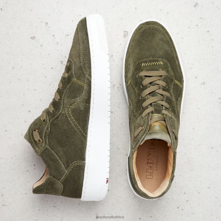 Shoes green LLOYD LEATHER LOW TOP SNEAKERS Women 86B4D768