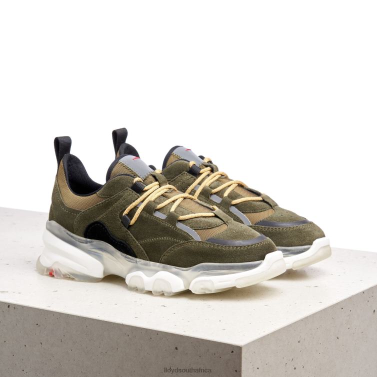 Shoes green LLOYD LEATHER LOW TOP SNEAKERS Women 86B4D780