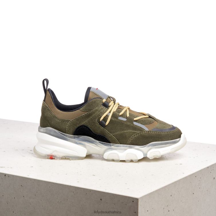 Shoes green LLOYD LEATHER LOW TOP SNEAKERS Women 86B4D780