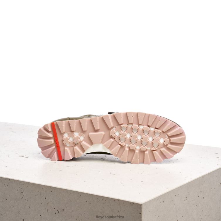 Shoes green LLOYD LOW TOP LEATHER SNEAKERS Women 86B4D801