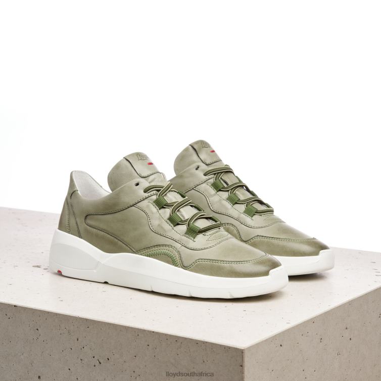 Shoes green LLOYD LOW TOP LEATHER SNEAKERS Women 86B4D830