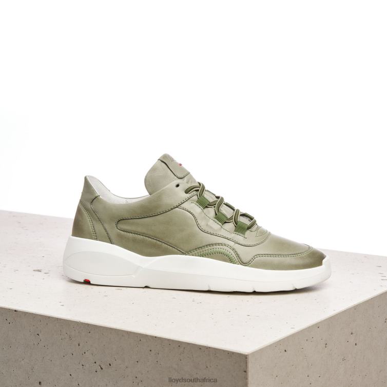 Shoes green LLOYD LOW TOP LEATHER SNEAKERS Women 86B4D830