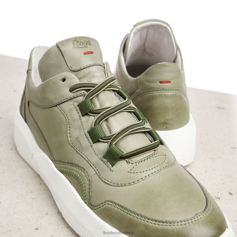Shoes green LLOYD LOW TOP LEATHER SNEAKERS Women 86B4D830