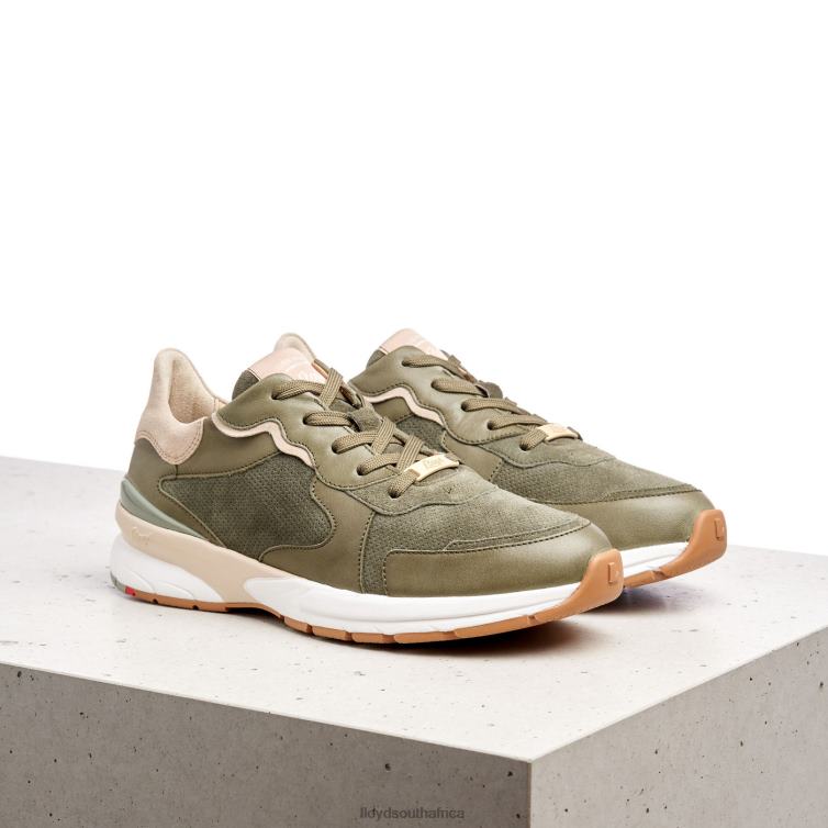 Shoes green LLOYD SHEEP LEATHER SNEAKERS Women 86B4D817