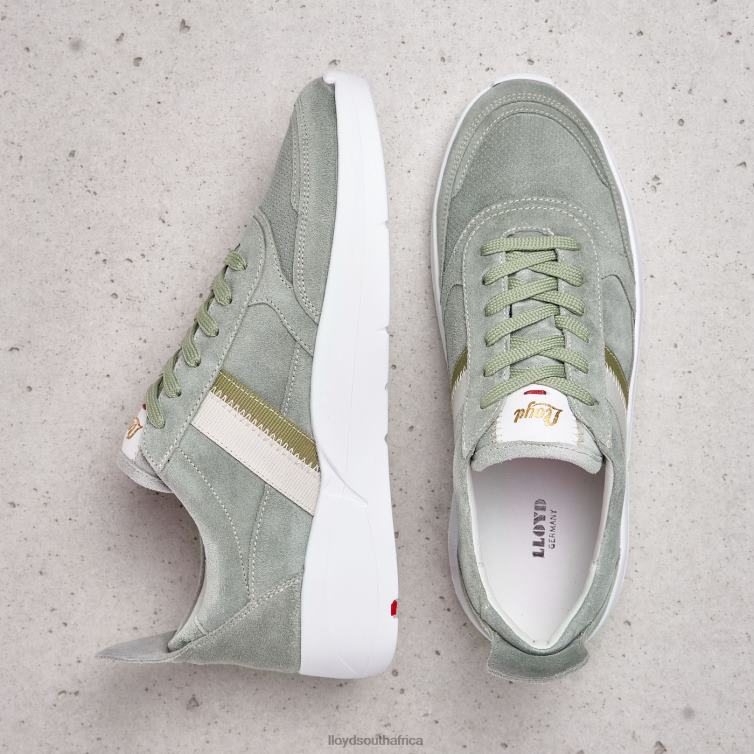 Shoes green LLOYD SPOPTY SMOOTH LEATHER SNEAKERS Women 86B4D809