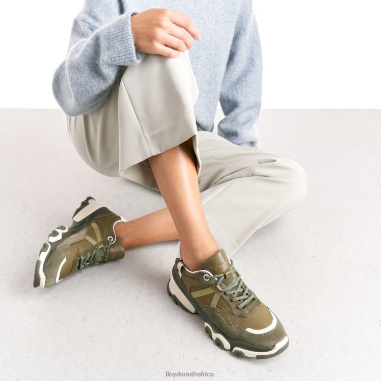 Shoes green LLOYD SUEDE SNEAKERS Women 86B4D802