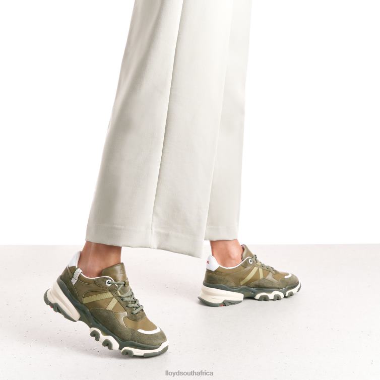 Shoes green LLOYD SUEDE SNEAKERS Women 86B4D802