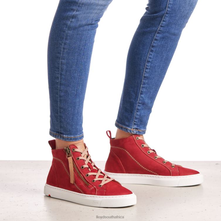 Shoes red LLOYD HIGH TOP SNEAKERS Women 86B4D860