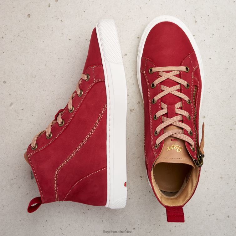 Shoes red LLOYD HIGH TOP SNEAKERS Women 86B4D860