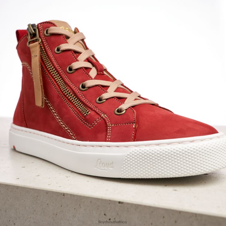 Shoes red LLOYD HIGH TOP SNEAKERS Women 86B4D860